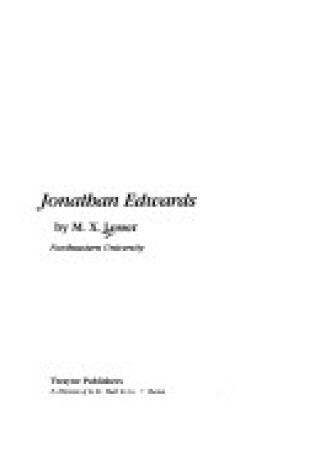 Cover of Jonathan Edwards