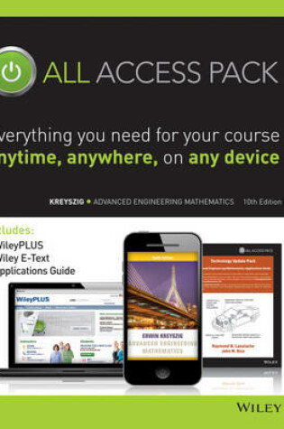 Cover of Advanced Engineering Mathematics 10e All Access Pack