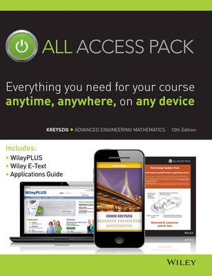 Book cover for Advanced Engineering Mathematics 10e All Access Pack