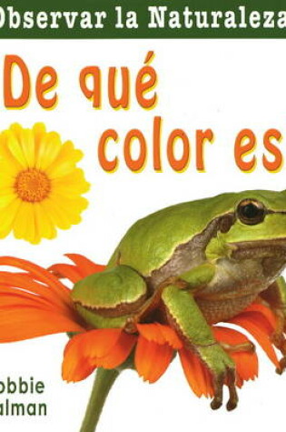 Cover of De Que Color Es?