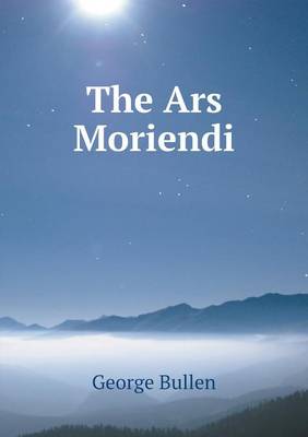 Book cover for The Ars Moriendi