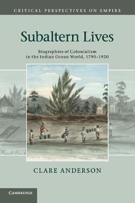 Cover of Subaltern Lives