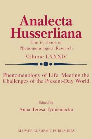 Cover of Phenomenology of Life