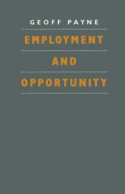 Book cover for Employment and Opportunity