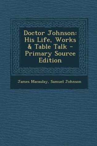 Cover of Doctor Johnson
