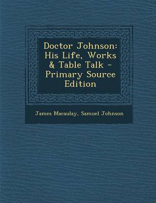 Book cover for Doctor Johnson