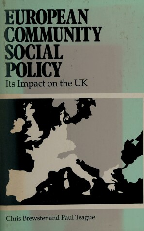 Book cover for European Community Social Policy