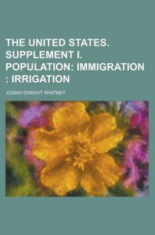 Cover of The United States. Supplement I. Population