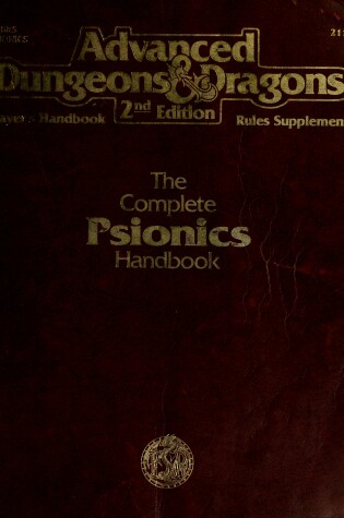 Cover of Complete Psionics Handbook