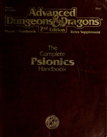 Book cover for Complete Psionics Handbook