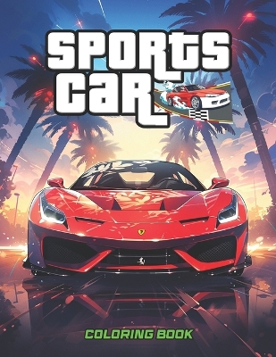 Book cover for Sports Cars Coloring Book