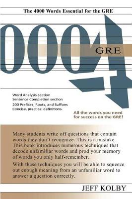 Book cover for GRE 4000