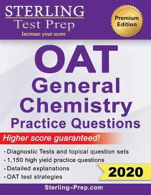 Book cover for Sterling Test Prep OAT General Chemistry Practice Questions