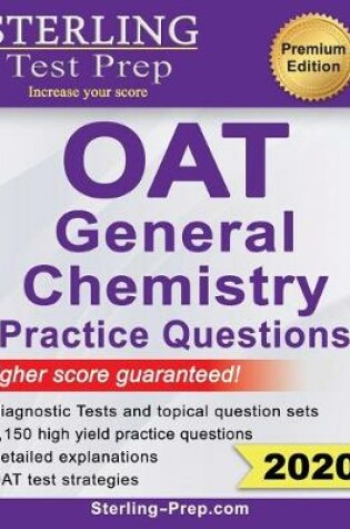 Cover of Sterling Test Prep OAT General Chemistry Practice Questions