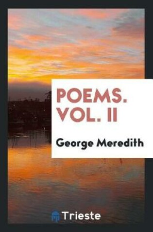 Cover of Poems. Vol. II