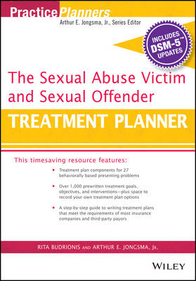 Cover of The Sexual Abuse Victim and Sexual Offender Treatment Planner, with DSM 5 Updates