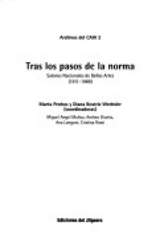 Cover of Tras Los Pasos de La Norma