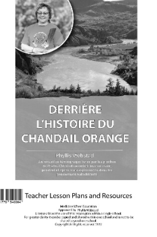 Cover of Derriere l'histoire du chandail orange plan de cours