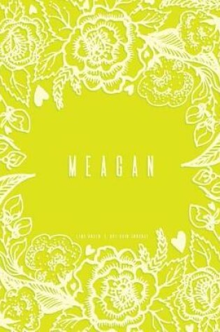 Cover of Meagan - Lime Green Dot Grid Journal