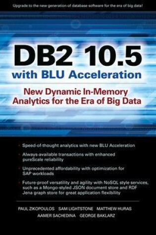 Cover of DB2 10.5 with BLU Acceleration