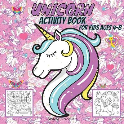 Book cover for Unicorn Activity Book for Kids Ages 4-8