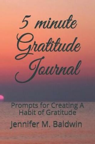 Cover of 5 minute Gratitude Journal