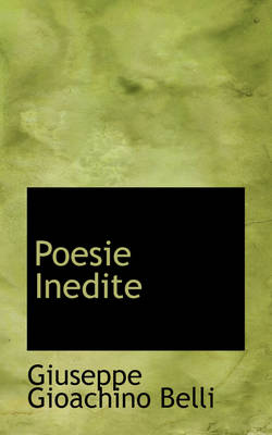 Book cover for Poesie Inedite