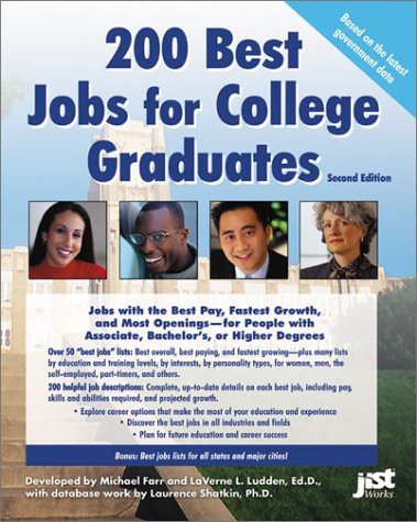 Book cover for 200 Best Jobs for College Grad