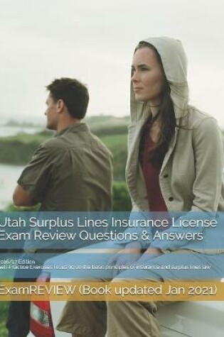 Cover of Utah Surplus Lines Insurance License Exam Review Questions & Answers 2016/17 Edition