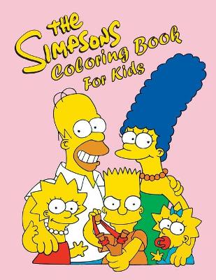 Book cover for The Simpsons Coloring Book For Kids