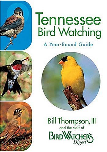 Book cover for Tennessee Bird Watching - A Year-Round Guide