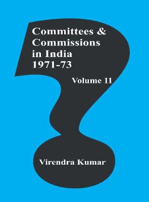 Book cover for Committees and Commissions in India