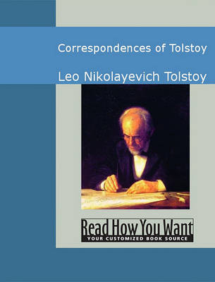 Book cover for Correspondences of Tolstoy