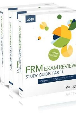 Cover of Wiley 2018 Part I FRM Exam Study Guide & Practice Question Pack