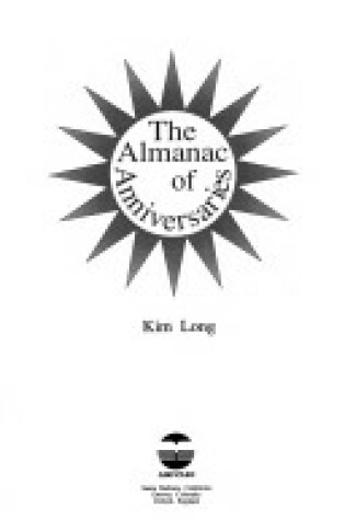 Cover of The Almanac of Anniversaries