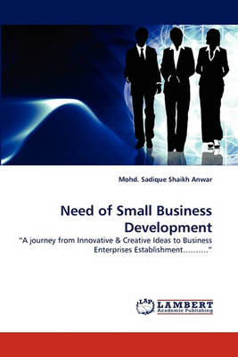 Book cover for Need of Small Business Development