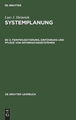 Book cover for Feinprojektierung, Einführung und Pflege von Informationssystemen