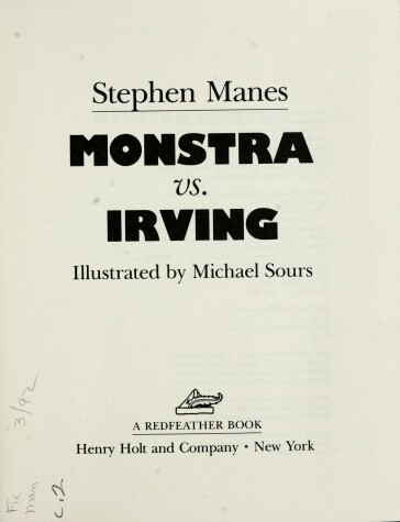 Book cover for Monstra Vs. Irving