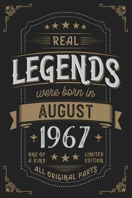 Book cover for Real Legends were born in August 1967