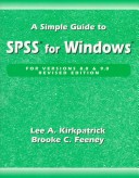 Book cover for A Simple Guide to Spss for Windows Version 9