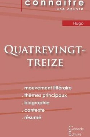 Cover of Fiche de lecture Quatrevingt-treize de Victor Hugo (Analyse litteraire de reference et resume complet)
