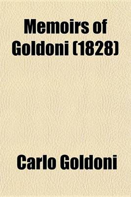 Book cover for Memoirs of Goldoni (1828)