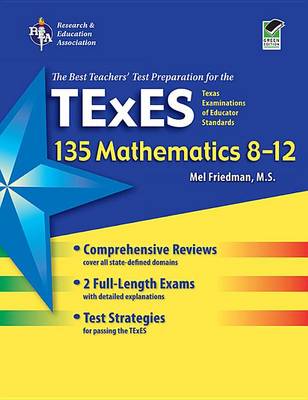 Book cover for Texas Texes 135 Mathematics 8-12