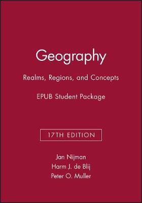 Book cover for Geography: Realms, Regions, and Concepts, 17e Epub Student Package