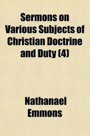 Cover of Sermons on Various Subjects of Christian Doctrine and Duty (4)