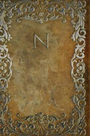 Cover of Monogram N Notebook [rustic One]