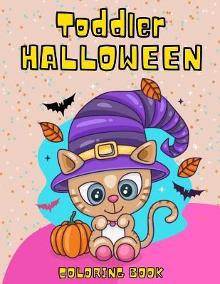 Book cover for Toddler Halloween Coloring Book