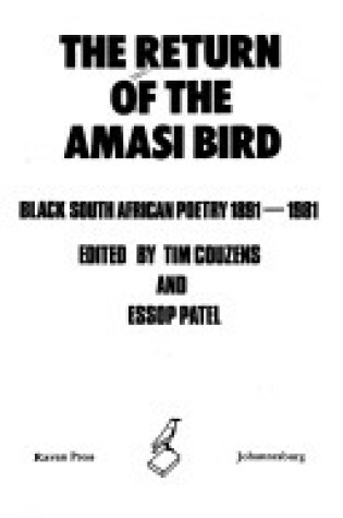 Cover of The Return of Amasi Bird