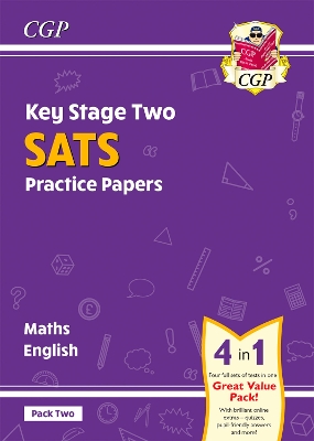 Book cover for KS2 Maths & English SATS Practice Papers: Pack 2 - for the 2025 tests (with free Online Extras)