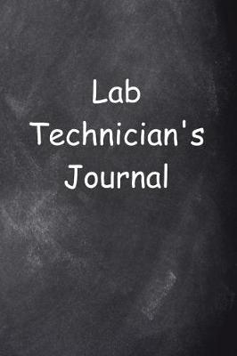 Book cover for Lab Technician's Journal Chalkboard Design